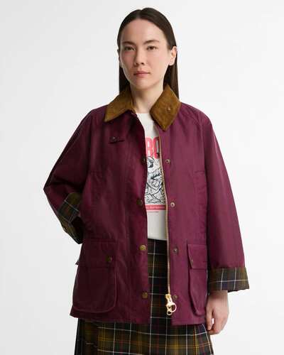 现货barbour women bedale女士油蜡涂蜡外套风衣LWX1411