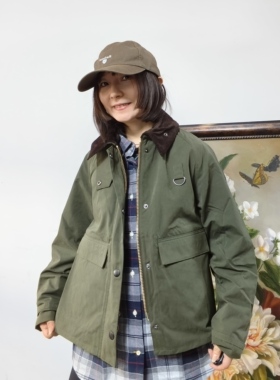 现货英国Barbour Spey男女无蜡钓鱼夹克风衣短外套王一博mca1004