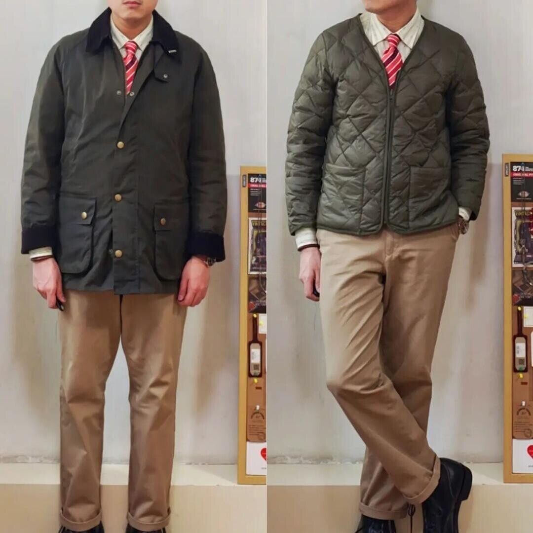 现货油蜡外套ashby bedale内胆长袖羽绒服男女棉服鹅绒升级版