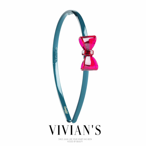 佩妮日韩风透明蝴蝶结发箍