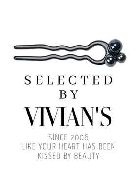 优雅珠光发簪~一见倾心~佩妮Chaplet插发棒U型发簪子盘发法式复古