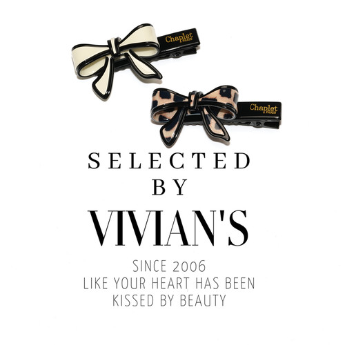 佩妮Chaplet气质蝴蝶结边夹