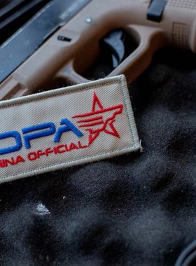 IDPA中国官方魔术章徽章魔术贴刺绣