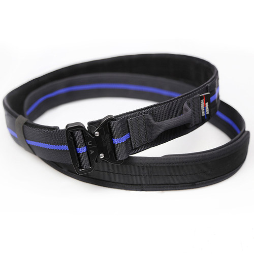 UTA通用装甲 蓝线战术腰带快拆多功能巡逻执勤武装射击眼镜蛇扣头