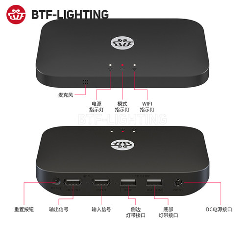 颜色同步盒子LED灯带HDMI端子线