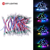 LED全彩 彩灯珠WS2811芯片F8草帽广告招牌5V12V灌胶防水热卖 外露