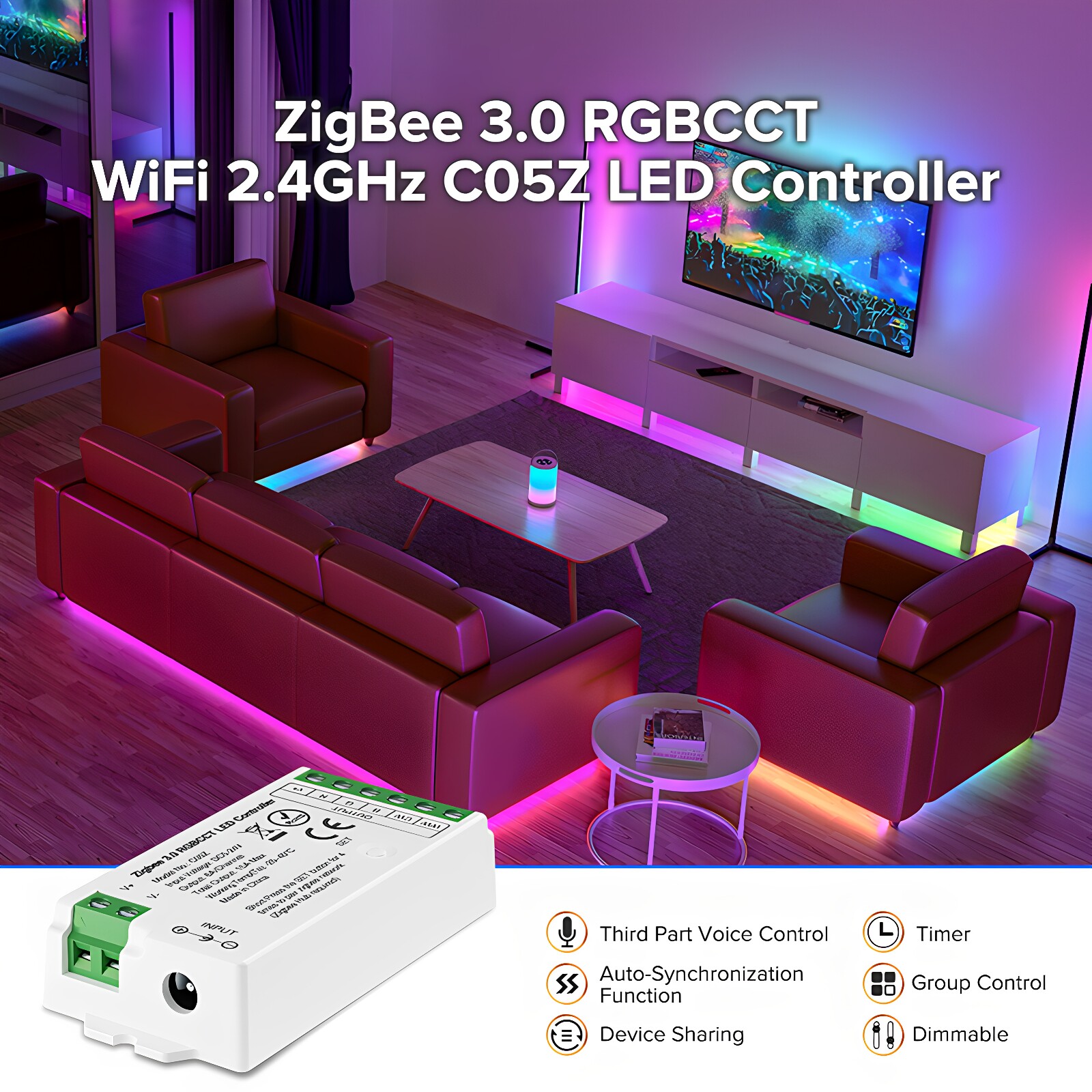 Zigbee控制器Tuya涂鸦智能控制器