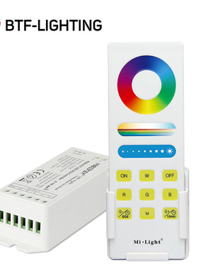 24G全触摸RGBCCT双色温LED低压灯带无线传输智能家居控制器套装