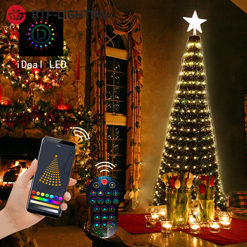 LED圣诞树装饰全彩多种效果彩灯