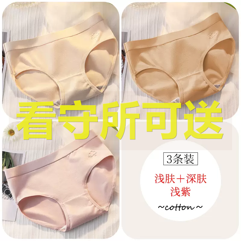 看守所狱内裤女士纯棉无