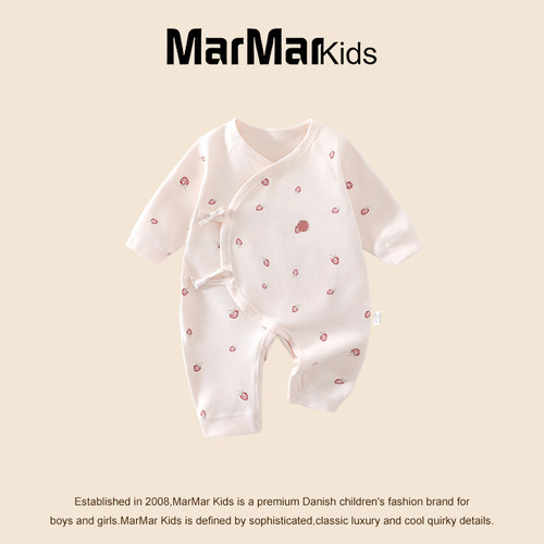 MARMARKIDS新生儿蝴蝶连体衣