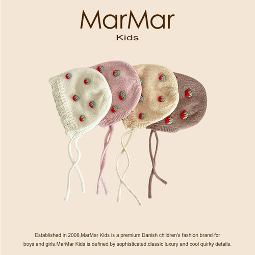 丹麦MARMARKIDS秋冬婴儿帽子