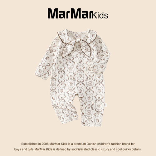 MARMARKIDSA类纯棉婴儿哈衣