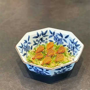 先锋匠厨意境菜餐具冷菜餐具凉菜餐具会所餐具忘记餐具青花瓷餐具