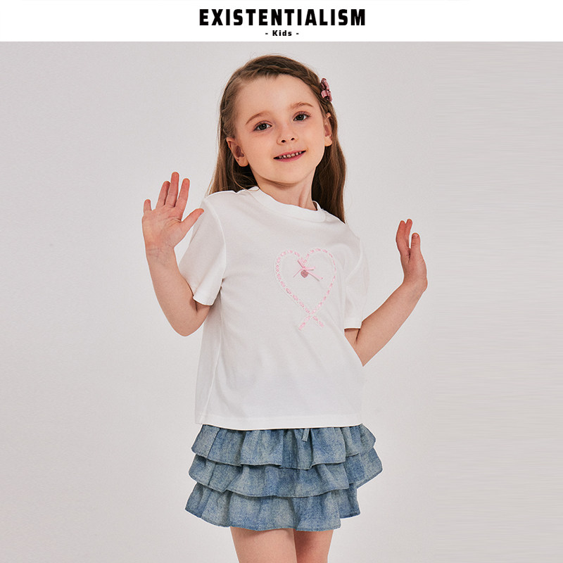 EXISTENTIALISMKids爱心T恤