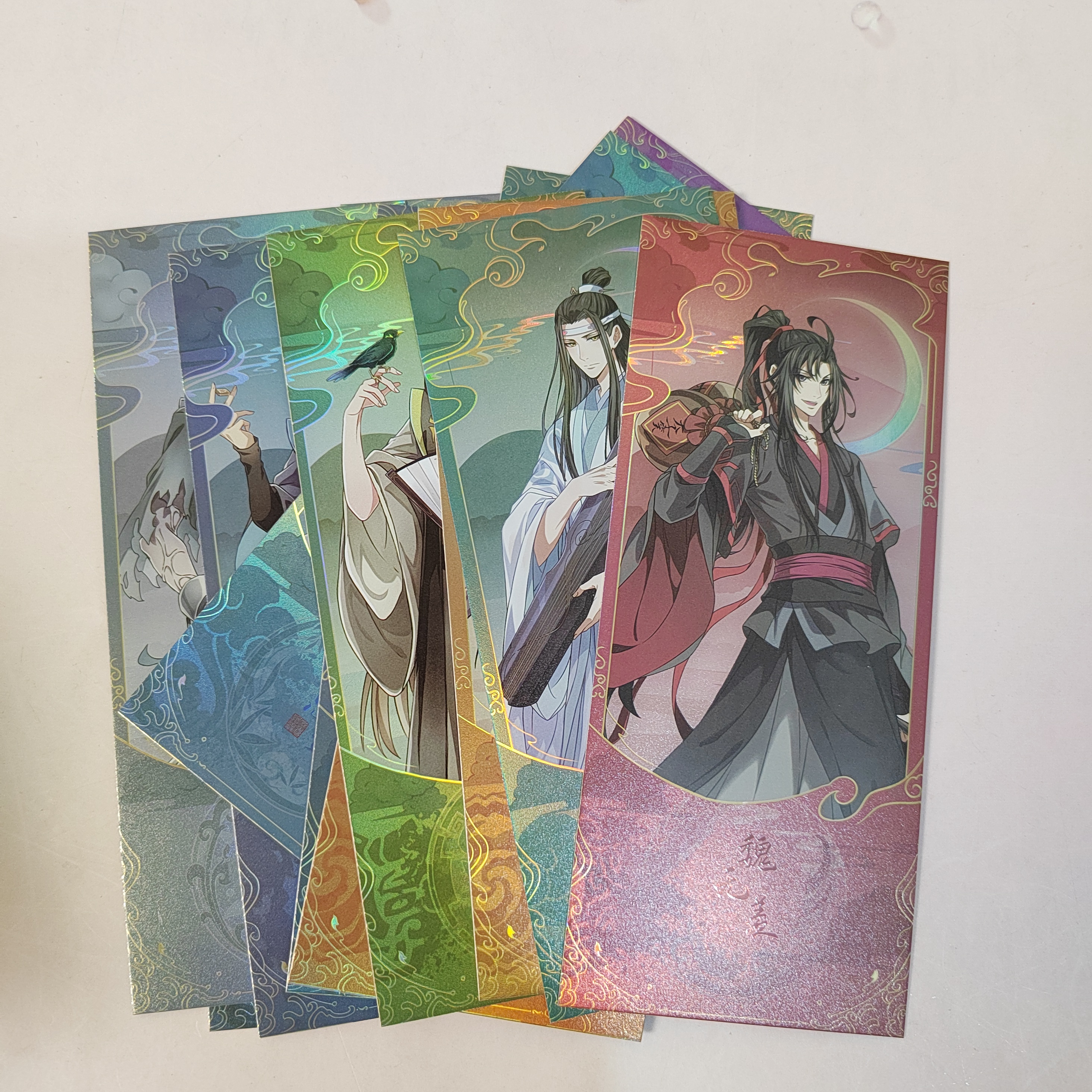 拾贰月令魔道祖师镭射票卡收藏卡