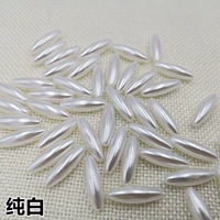 6*19 мм чисто-белый (50 шт.)