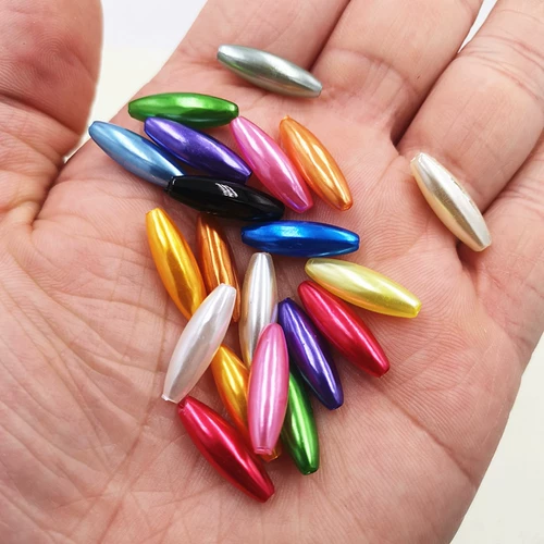 Бусины из жемчуга, глянцевые аксессуары, 6×19мм