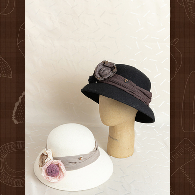 HallowHare花卉高级小礼帽