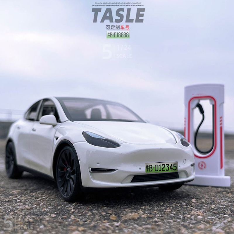 合金124特思拉汽车模型新能源