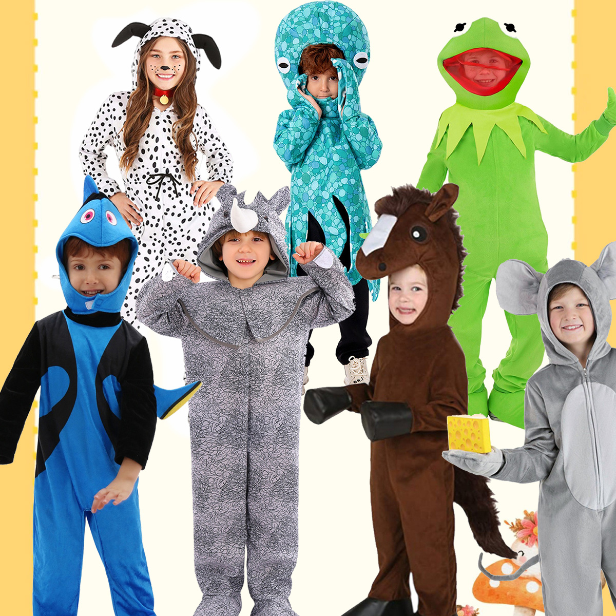 ericcarle动物连体表演服horse