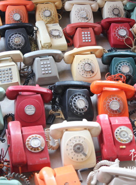 老电话机装饰品拍摄道具