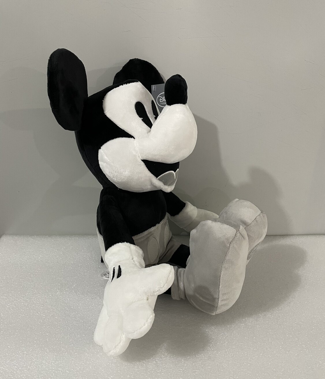 黑白复古米奇老鼠Mickey公仔毛绒玩具卡通玩偶女生安抚布娃娃礼物