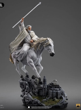 【九月JJ】代购现货Iron工作室 CCXP 1/10 魔戒-甘道夫白色版雕像