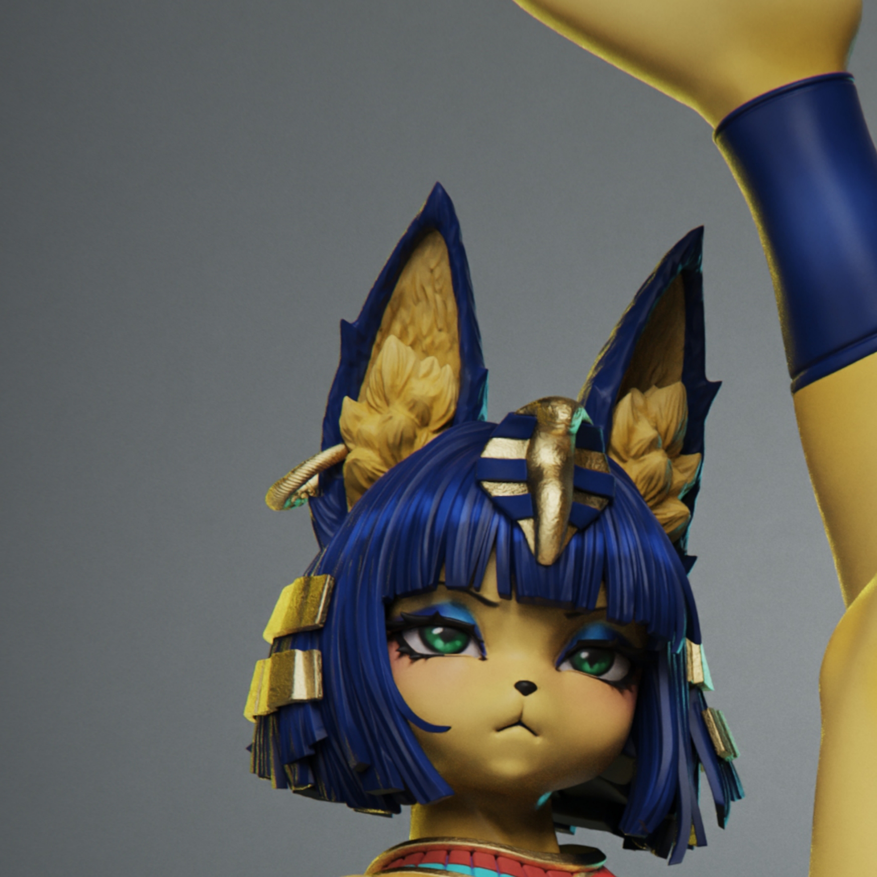 灵魔工作室埃及猫女雕系列