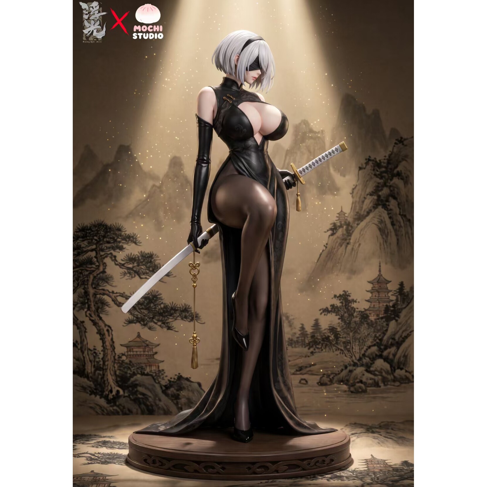 【九月JJ2店】定金麻薯工作室 国风女侠系列001 尼尔 女雕系列