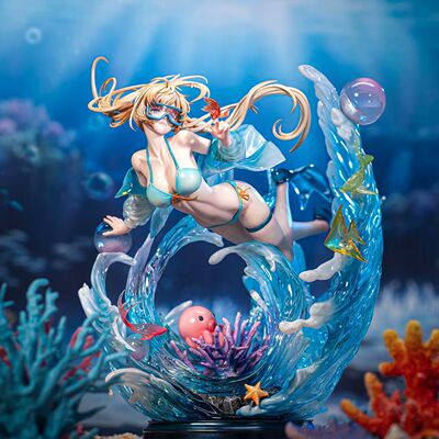 碧海浮梦蓝汐女雕系列