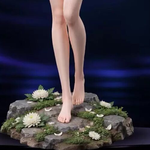 白菊之约女雕系列手办雕像