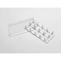 Cellvis C8-1.5H-N 8孔腔室盖玻片,8格,1.5号高平玻片