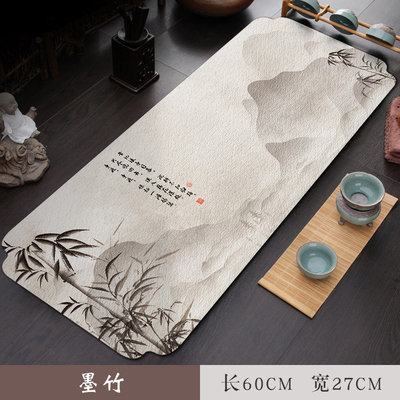 中式吸水茶巾茶杯垫茶具盖布