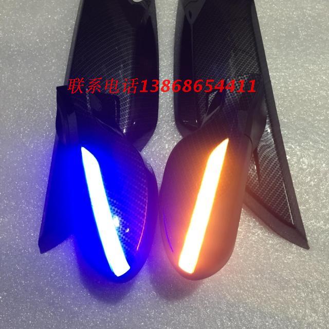 雅马哈NMAX改装带灯LED后视镜