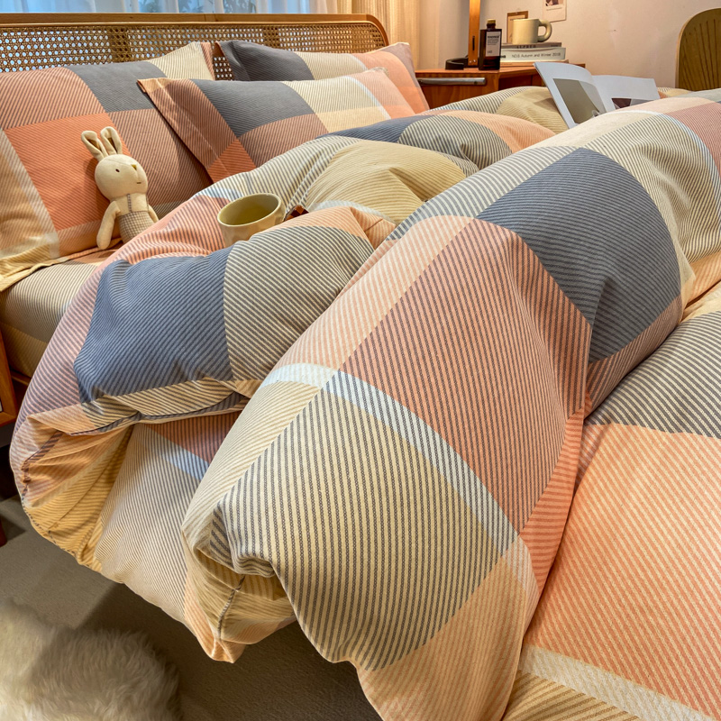 富安挪家纺品质加厚全棉四件套