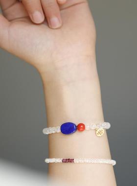 天然月光石手链冰种新中式