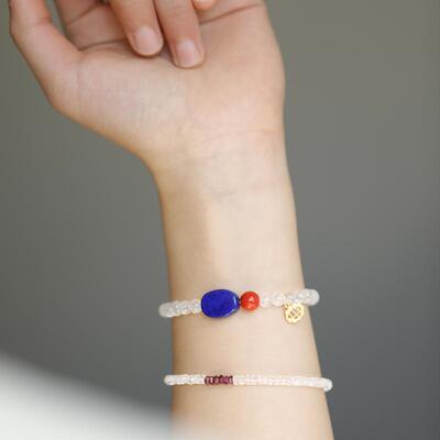 天然月光石手链冰种新中式