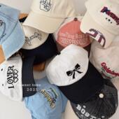 韩系风高品质福利合集棒球帽女刺绣百搭鸭舌帽男显脸小ins帽子潮