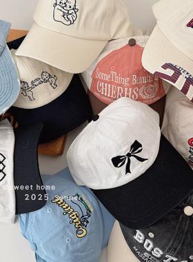 美式复古水洗鸭舌帽男女同款