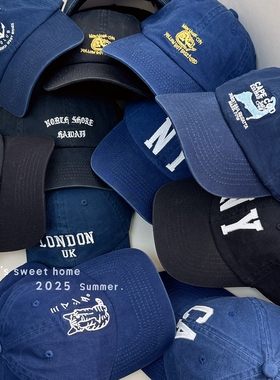 小头围2025新款小众猫咪棒球帽