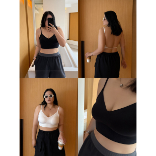 自带胸垫固定一体杯 200斤可穿 美背 女装 铅笔小鑫大码