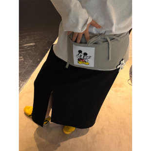 卡通绑带布包多用包 潮趣新搭 铅笔小鑫大码 女装