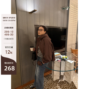 铅笔小鑫大码女装 立领连帽 防风机能 冲锋衣短外套