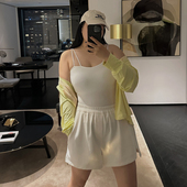 铅笔小鑫大码 显瘦透气胸垫一体防下垂吊带百搭简约无痕美背 女装