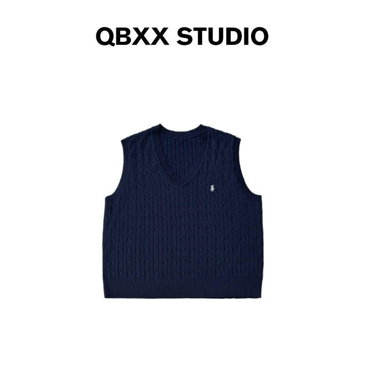 铅笔小鑫大码女装 叠穿百搭显瘦V领复古大码针织马甲外套,女装/女士精品,大码内搭,淘宝优惠券,粉丝福利购,淘宝优惠卷