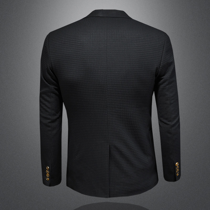 春季新款便西男士格子西装休闲西服外套7817P145225,男装西服套装,电商D225