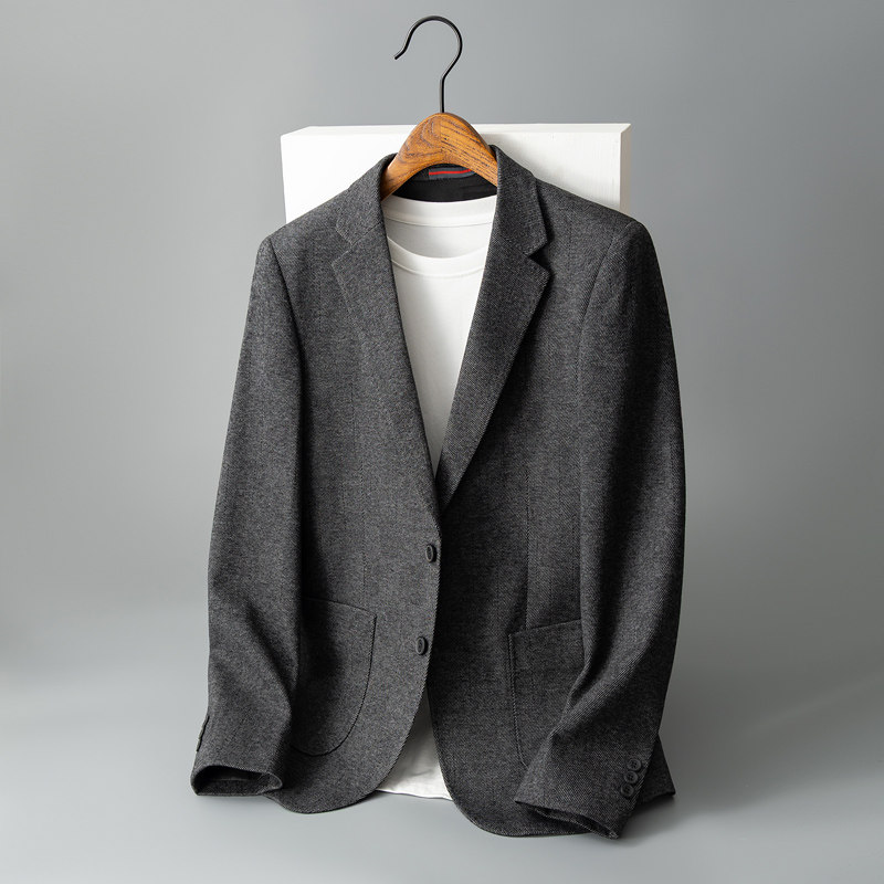 新款男士休闲新款西装商务休闲西服格纹外套2988P175,男装西服,电商D225