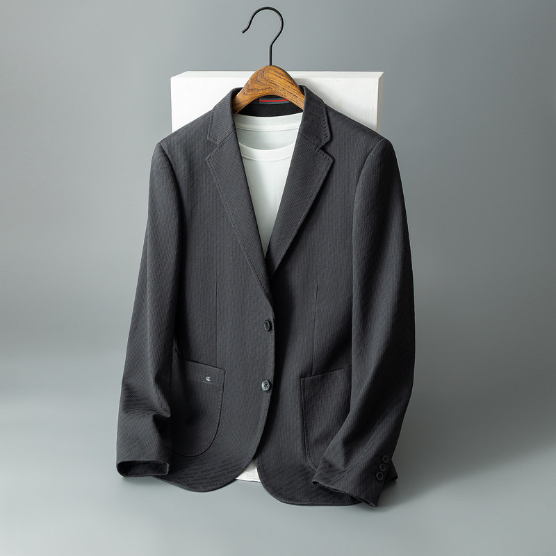 新款男士休闲新款西装商务休闲西服条纹外套2985P175,男装西服,电商D225