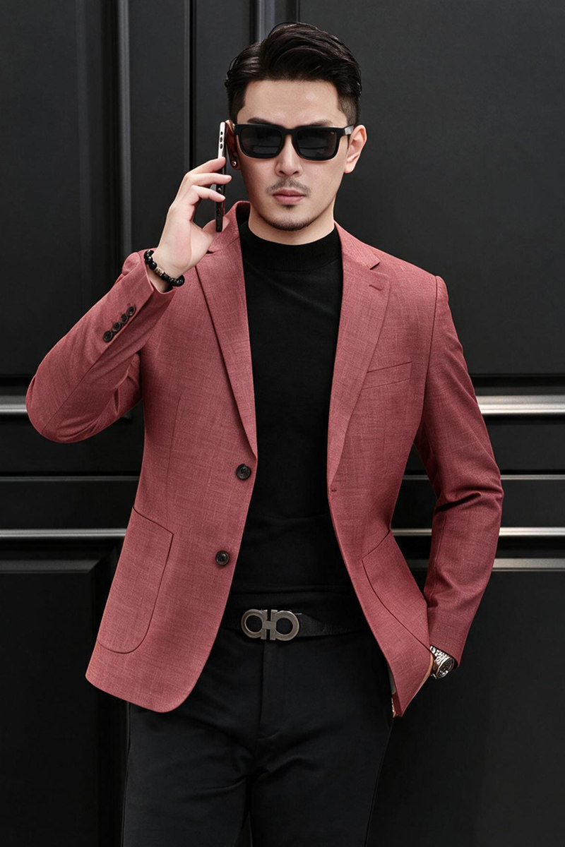 新款男士春装新款西装竹节纹西服男外套2302P160258,男装西服套装,电商D225